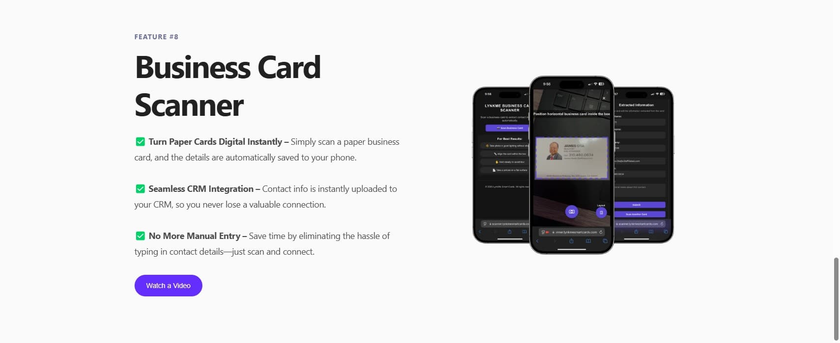 LynkMe Business Card Scanner